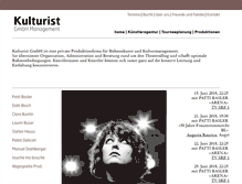 Tablet Screenshot of kulturist.ch